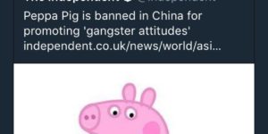 Peppah Pig is straight G