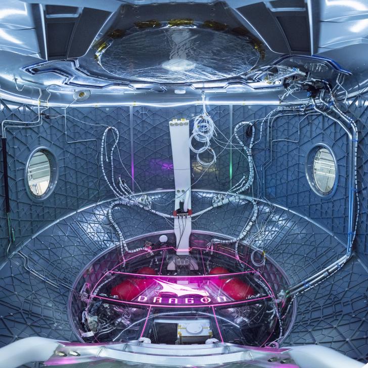 The Interior of the SpaceX ECLSS Module
