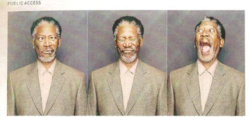 Morgan Freeman being Morgan Freeman.