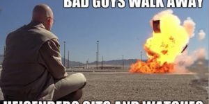 Bad guys walk away…