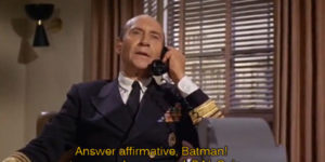 Batmans flawless detective work.