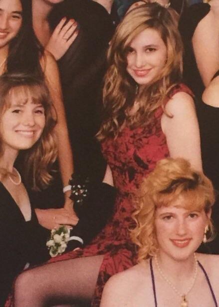 Mythbuster Kari Byron 18, at her prom. That is all.