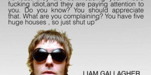 Liam Gallagher on pirating.