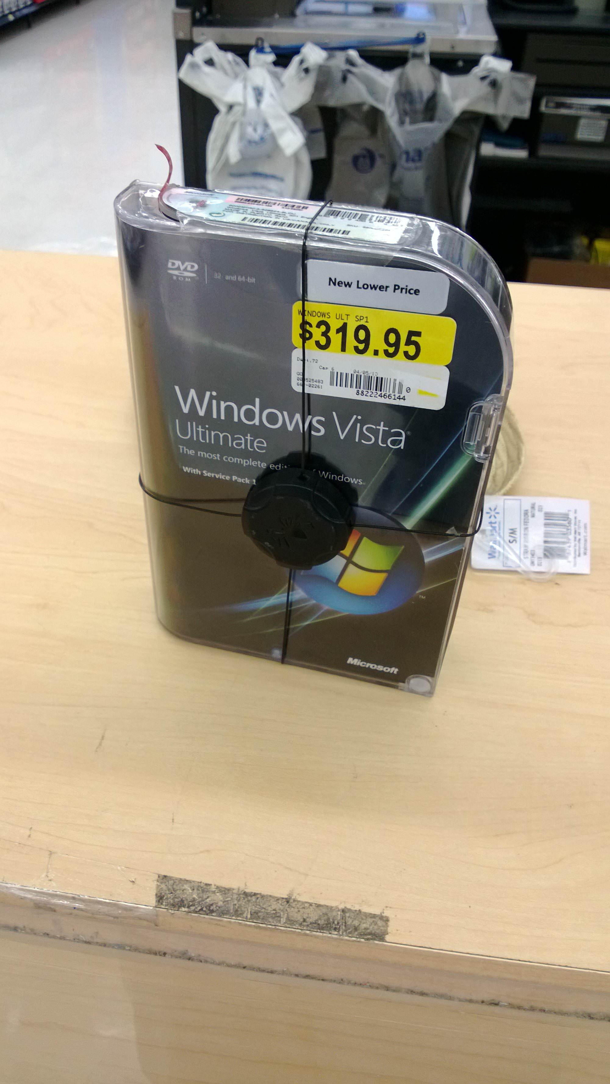 Found Windows Vista at Walmart tonight