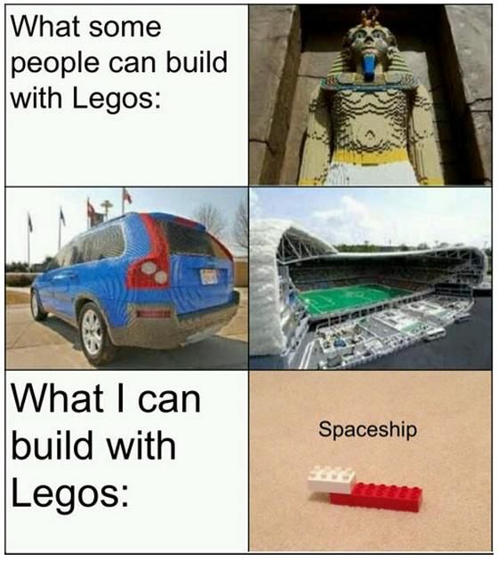 What I can build with Legos...