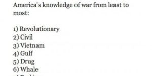 America’s knowledge of war.