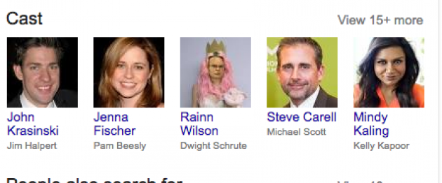 This is Rainn Wilson’s official headshot on Google right now