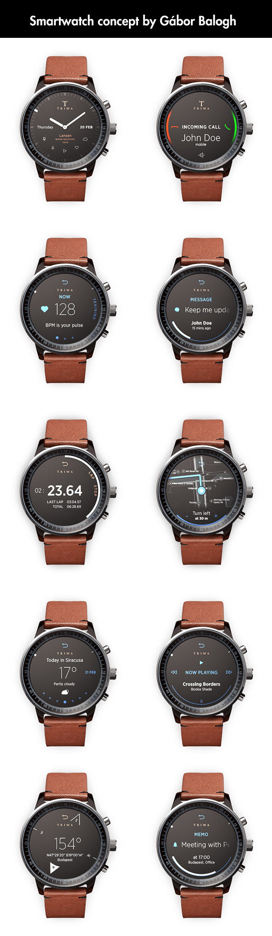 Smartwatch concepts.