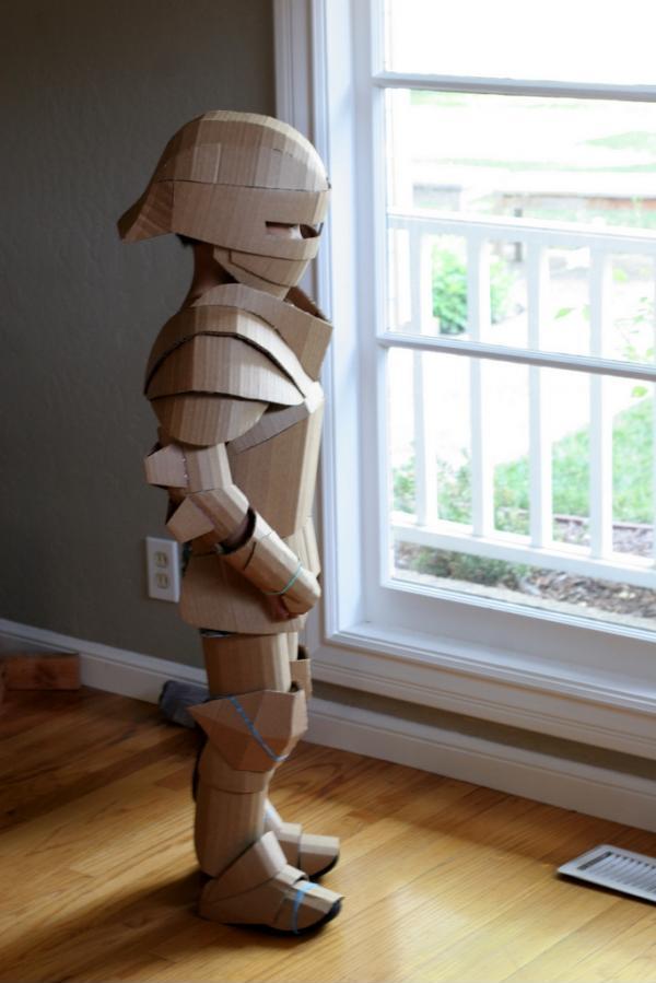 Cardboard kids armor