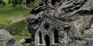 Church carved inside a rock, Austria