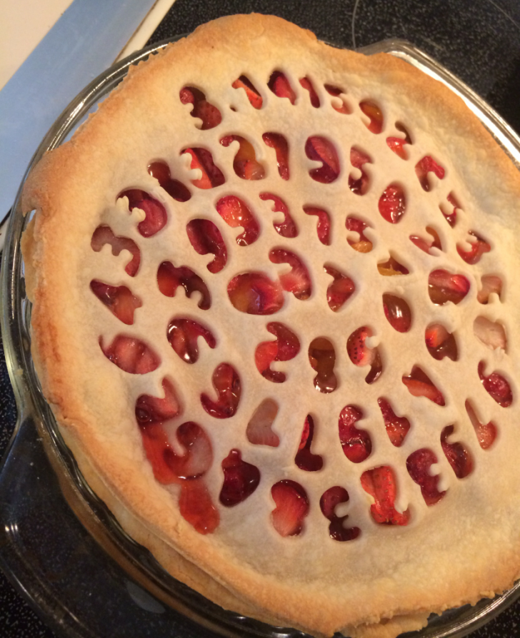 Strawberry peach pi(e)