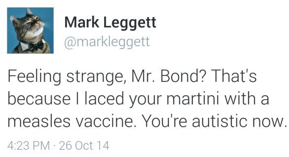 Feeling strange, Mr. Bond?