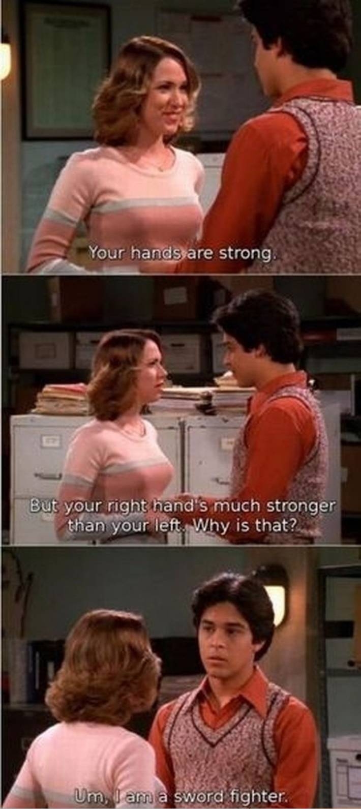Your hands are so strong...