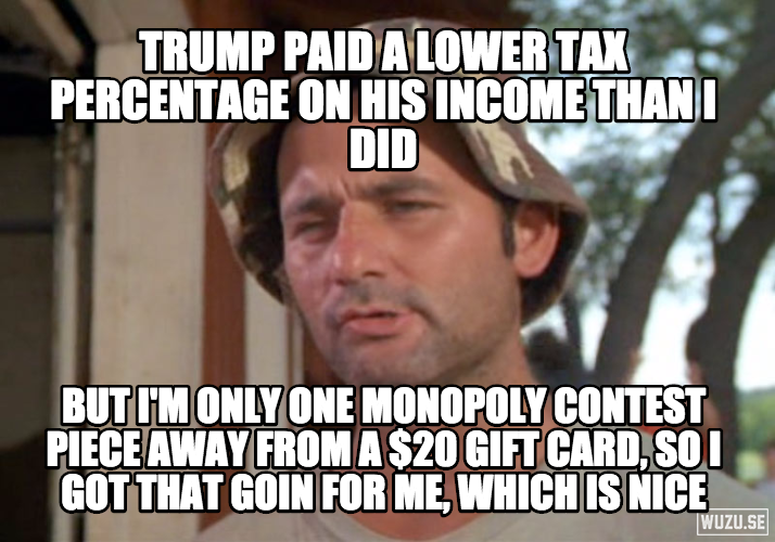 So Trump's tax returns finally leaked...