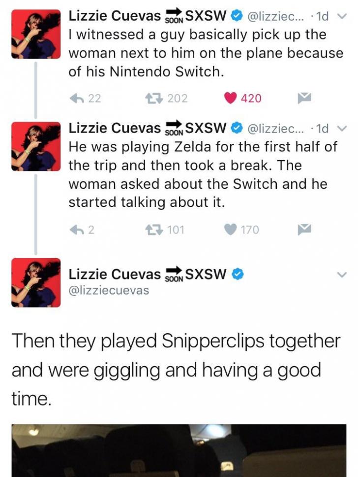 The Nintendo Switch commercials really didn't lie about the picking up girls part.
