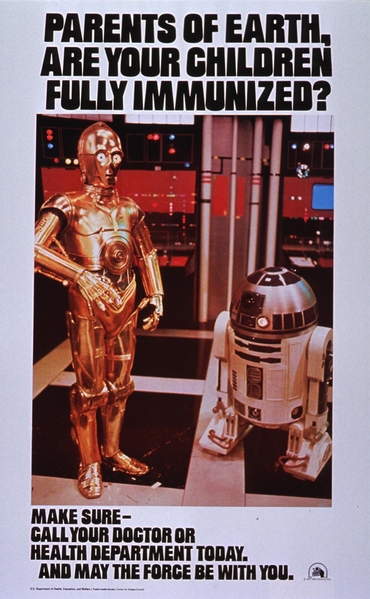 Star Wars vaccination campaign from ~1977