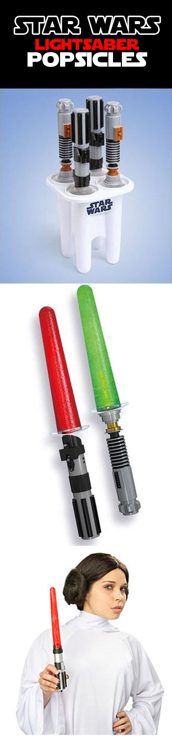 Lightsaber Popsicles.