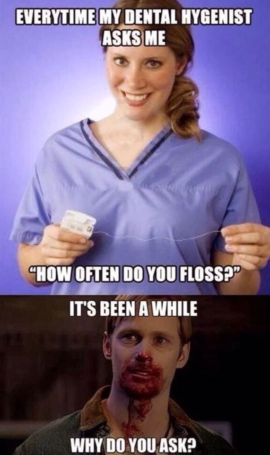 How often do you floss?