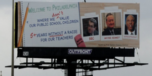 A crowdfunded billboard in Philadelphia
