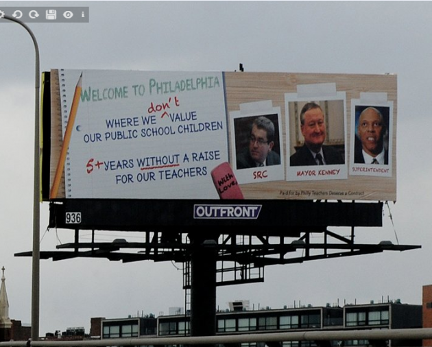 A crowdfunded billboard in Philadelphia