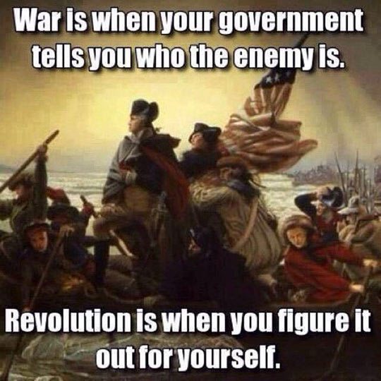 War vs. Revolution.