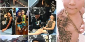 Artist gives sick kids temporary tattoos to make life in hospital more fun.