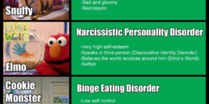 Every Sesame Street Character Is Suffering From Severe Mental Disorders