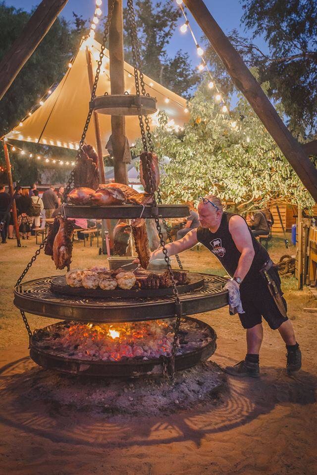 This is how they BBQ in Australia, Adelaide.