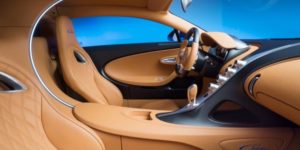 Interior of the new Bugatti Chiron 2016