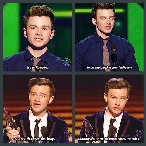 Chris Colfer is a gift