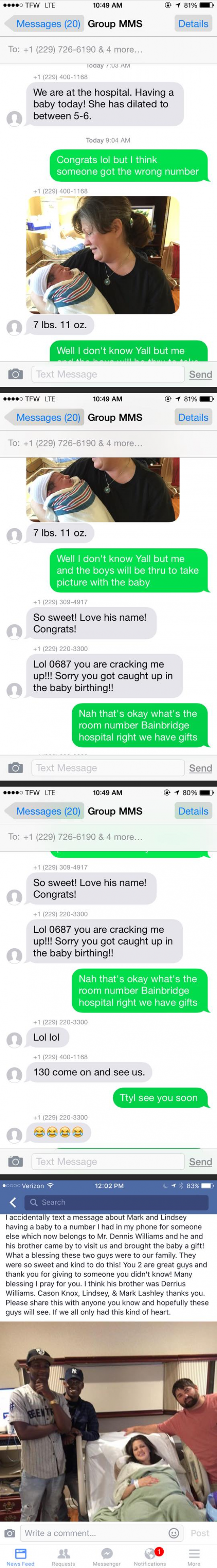 Wrong number goes….right