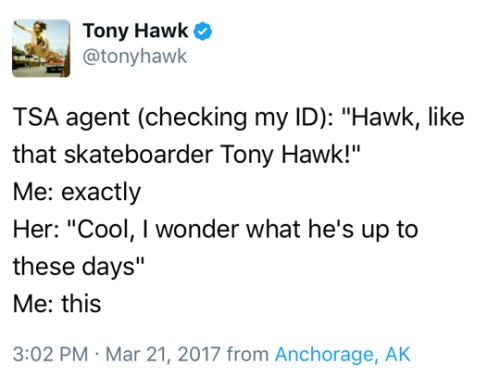 Hawkward...
