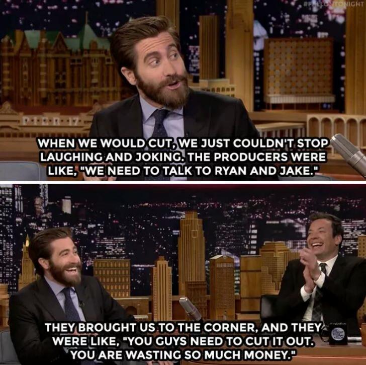 Ryan Reynolds' bromance with Jake Gyllenhaal