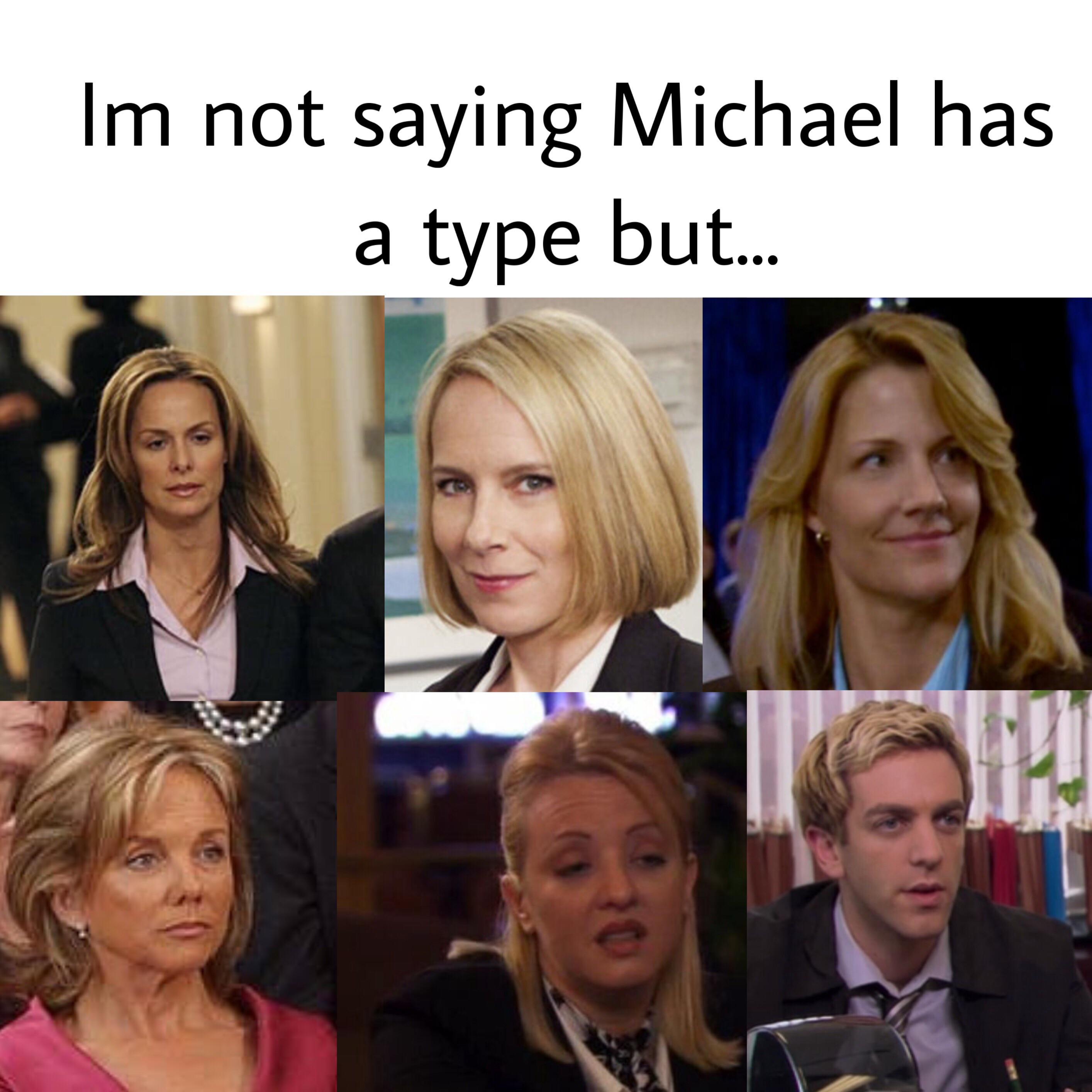 Mike definitely had a type...
