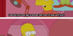 Homer Simpson shares his secret to a long term marriage