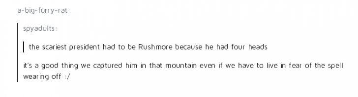 President Rushmore