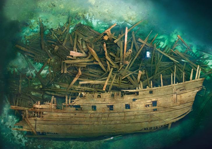 500 year old Wreckage of the Swedish Warship Mars