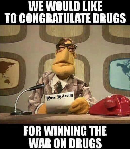 Congratulations drugs!