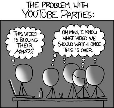 The problem with YouTube parties.