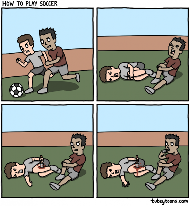 How to play soccer. 