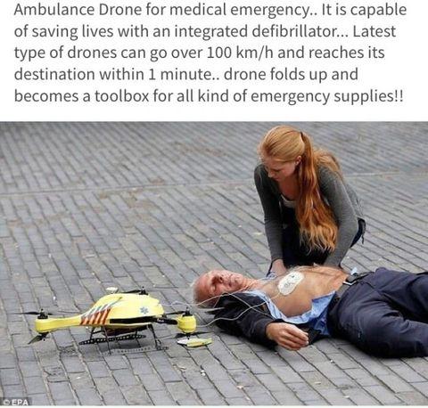 Medical drones could save lives in future!