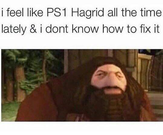 PS1 Hagrid vibes