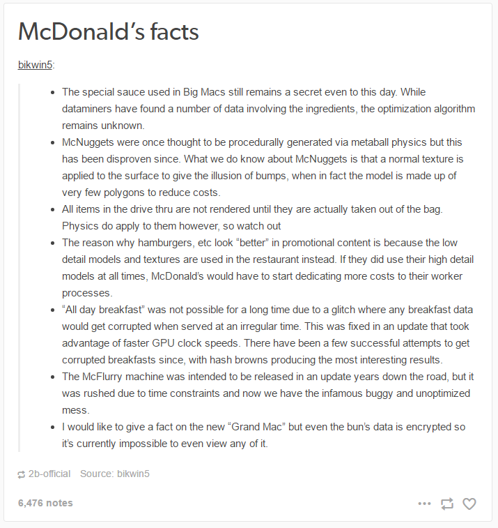 McDonald's facts