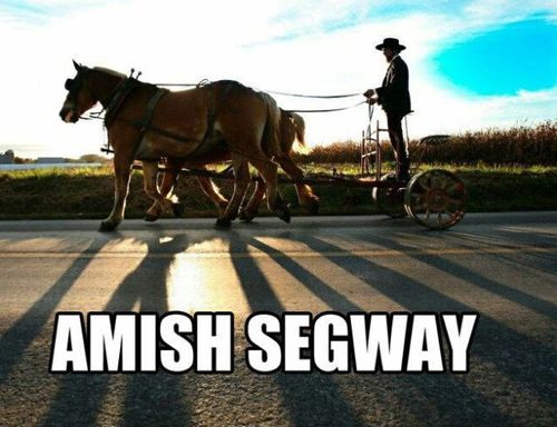 Amish Segway.