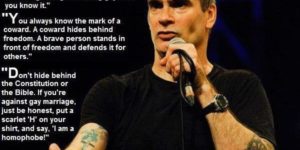 Henry Rollins on homophobia.