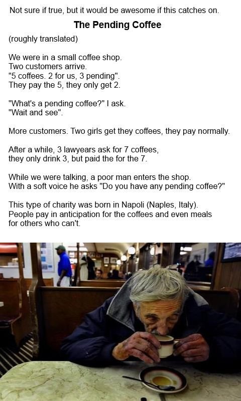 The Pending Coffee.