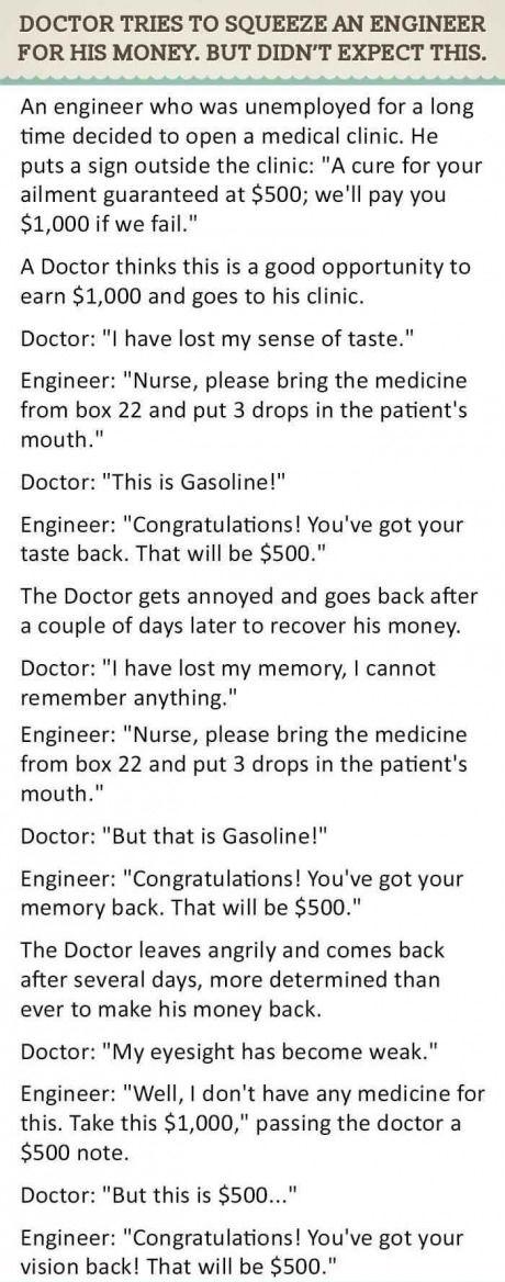 Engineer vs Doctor