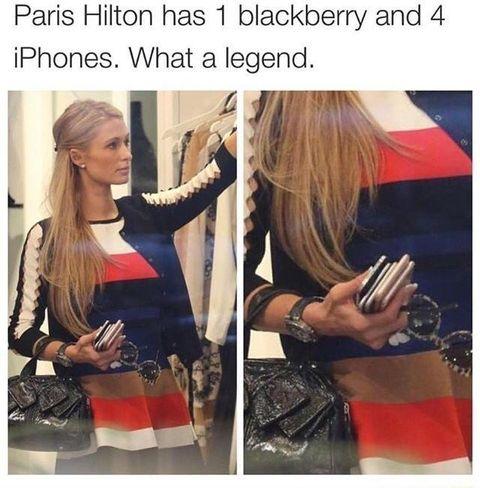 What a legend, Paris