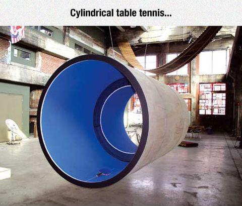 Table tennis taken to a whole new level