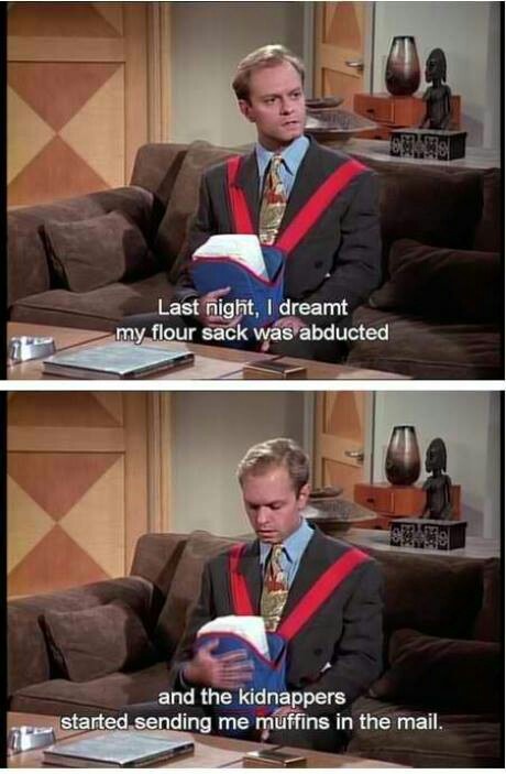 I miss Niles more than Frasier.